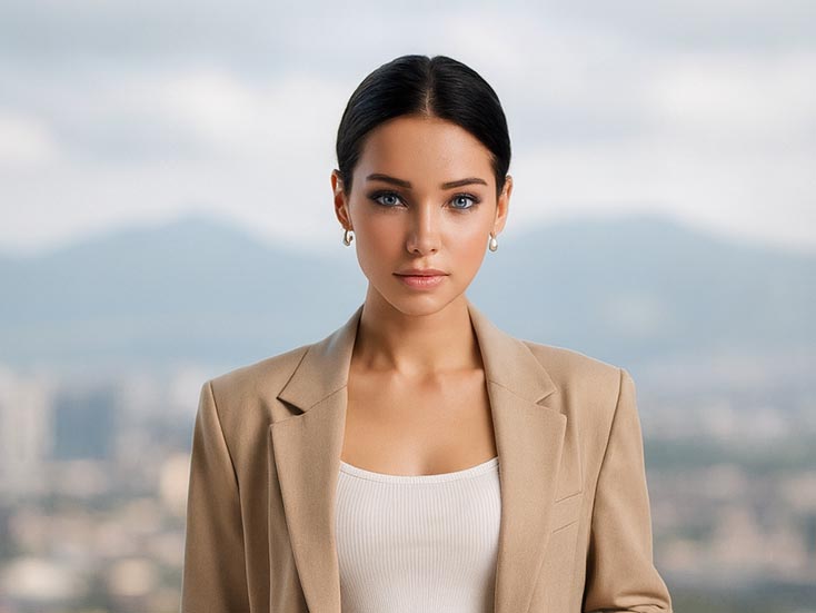 Виртаульный аватар на бизнес-конференции